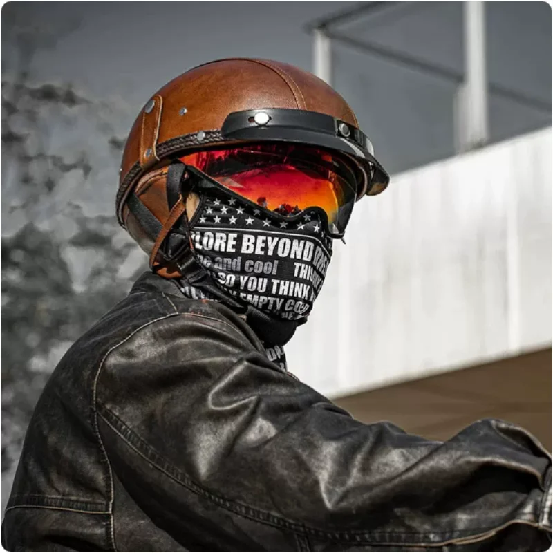 DOT Modern Vintage Brown Half Helmet with Detachable Inner Visor Anti-Fog Enhanced Ventilation Cascos De Moto
DOT Modern Vintage Brown Half Helmet with Detachable Inner Visor Anti-Fog Enhanced Ventilation Cascos De Moto