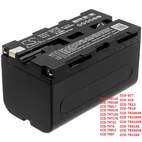 4400mAh Battery for Sony CCD-RV100,CCD-RV200,CCD-SC5,CCD-SC5/E,CCD-SC55,MVC-FD73
4400mAh Battery for Sony CCD-RV100,CCD-RV200,CCD-SC5,CCD-SC5/E,CCD-SC55,MVC-FD73