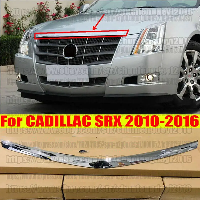 Fit For 2010-2016 CADILLAC SRX Chrome Trim Hood Moulding / Upper Grille Molding car acesssories
Fit For 2010-2016 CADILLAC SRX Chrome Trim Hood Moulding / Upper Grille Molding car acesssories