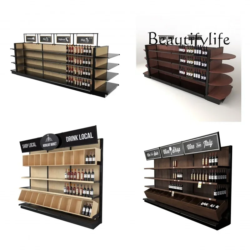 BJ Custom.KEWAY Retail Shop Liquor Gnodola Slatwall Shelving Island Display Commercial Wine Wood Gondola Wall Display Rack
BJ Custom.KEWAY Retail Shop Liquor Gnodola Slatwall Shelving Island Display Commercial Wine Wood Gondola Wall Display Rack