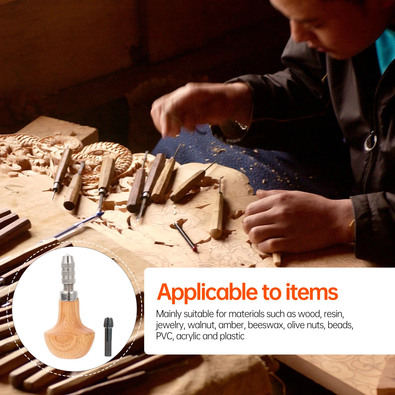 3Sets Steel Needle Chuck Tool Wood Handle Precision Pin Vise for Jewelry Making Watch Repair Crafting DIY Wood Resin Beads
3Sets Steel Needle Chuck Tool Wood Handle Precision Pin Vise for Jewelry Making Watch Repair Crafting DIY Wood Resin Beads