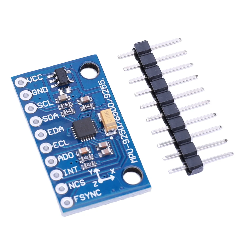 GY-6500 MPU6500 6-Axis Gyroscope Accelerometer Sensor Module IIC I2C SPI Gyro Accelerometer DIY Kit Replace MPU6050 for Arduino
GY-6500 MPU6500 6-Axis Gyroscope Accelerometer Sensor Module IIC I2C SPI Gyro Accelerometer DIY Kit Replace MPU6050 for Arduino