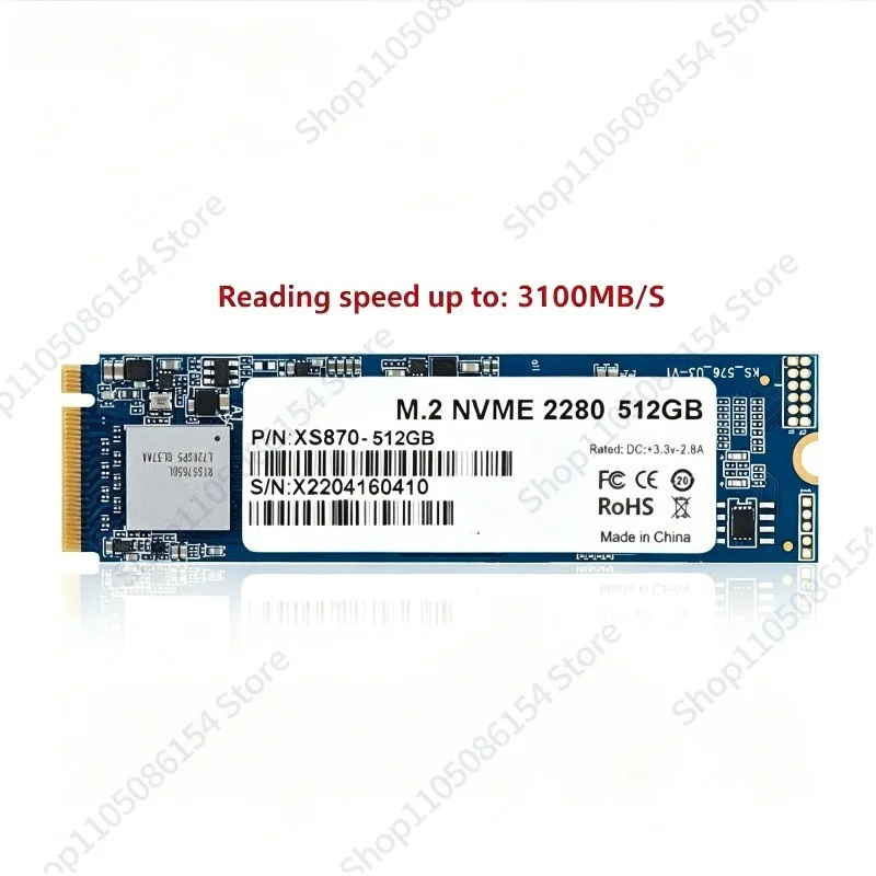 XS970 M.2 NVMe 2280 SSD Laptop Desktop Internal Solid State Drive
XS970 M.2 NVMe 2280 SSD Laptop Desktop Internal Solid State Drive