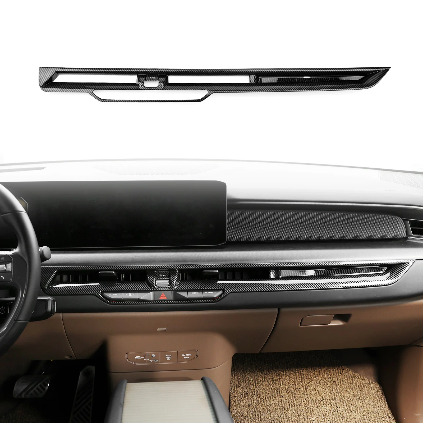 Car Dashboard Center Air Vent Frame Trim Auto Instrument Decoration Strip Cover Interior Accessories For Kia EV9 2024 LHD
Car Dashboard Center Air Vent Frame Trim Auto Instrument Decoration Strip Cover Interior Accessories For Kia EV9 2024 LHD