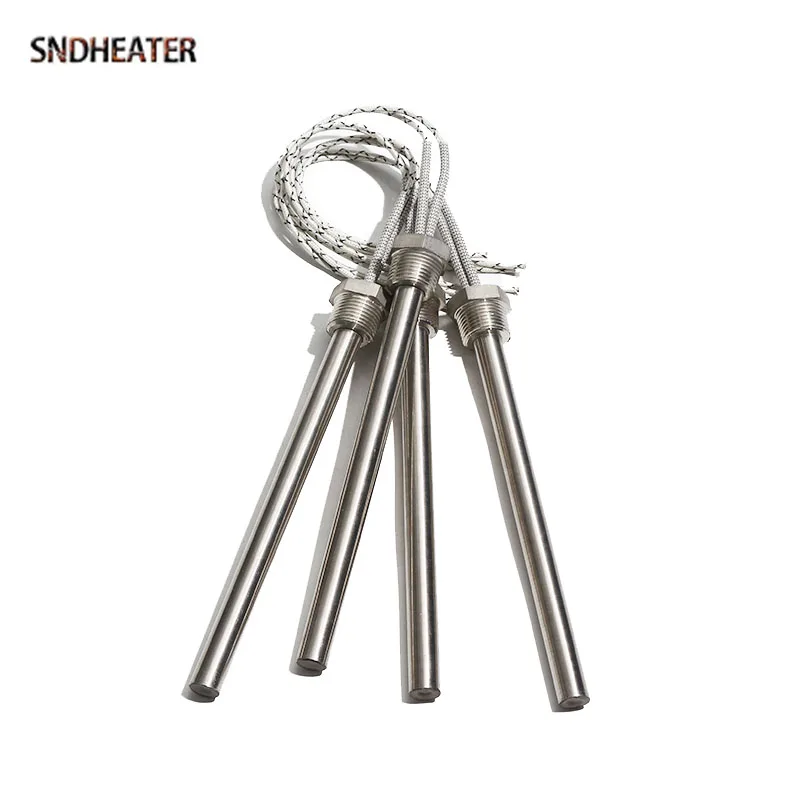 SNDHEATER 110V/220V/380V Electric Catridge Heating Element G3/8" 16MM Thread Dry Heater Rod 12x350/400/450/500/550MM 300W-900W
SNDHEATER 110V/220V/380V Electric Catridge Heating Element G3/8" 16MM Thread Dry Heater Rod 12x350/400/450/500/550MM 300W-900W