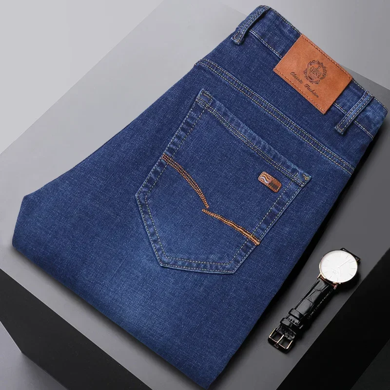 New Autumn Men's Fashion Advanced Stretch Loose Jeans Classic Business Cotton Regular Fit Straight Denim Pants Brand Trousers
New Autumn Men's Fashion Advanced Stretch Loose Jeans Classic Business Cotton Regular Fit Straight Denim Pants Brand Trousers
