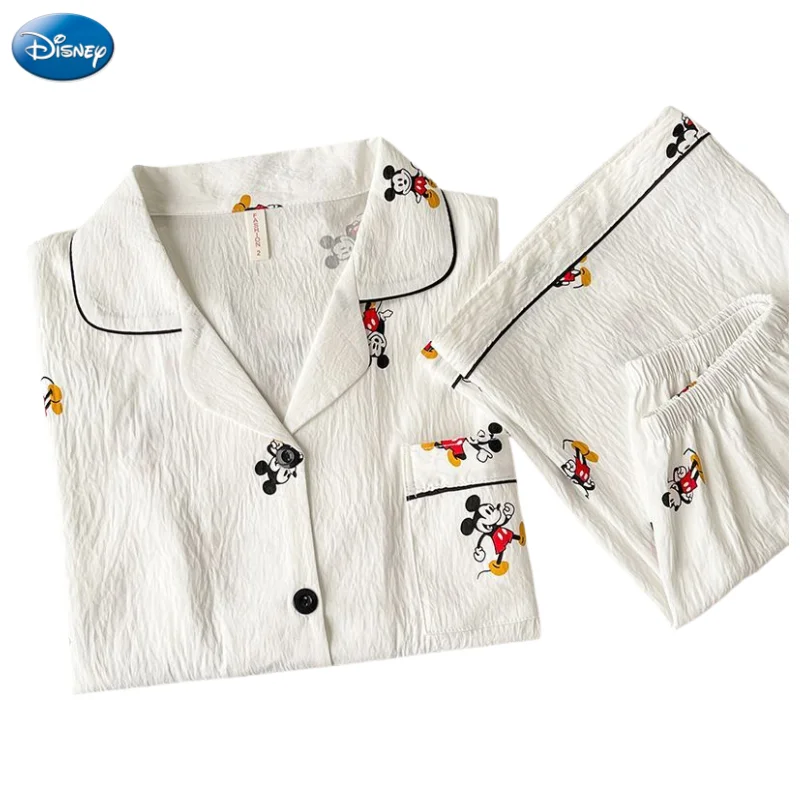 Disney Mickey Anime Character Cartoon Cute Girl Short Sleeve Shorts Pajamas Kawaii Girl Heart Summer Cardigan Loungewear Gifts
Disney Mickey Anime Character Cartoon Cute Girl Short Sleeve Shorts Pajamas Kawaii Girl Heart Summer Cardigan Loungewear Gifts