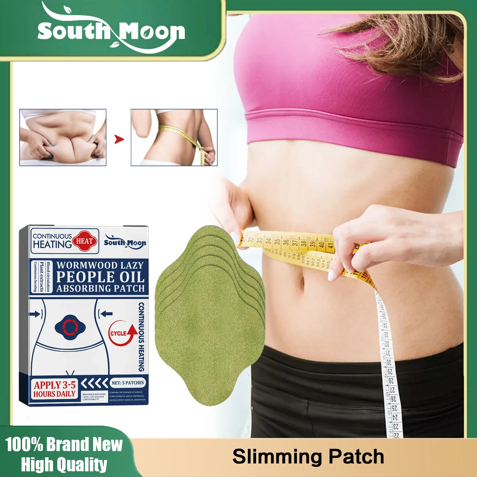 Wormwood Weight Loss Sticker Lazy Belly Waist Button Strong Fat Burning Shaping Improve Stomach Body Slim Patch For Obese People
Wormwood Weight Loss Sticker Lazy Belly Waist Button Strong Fat Burning Shaping Improve Stomach Body Slim Patch For Obese People
