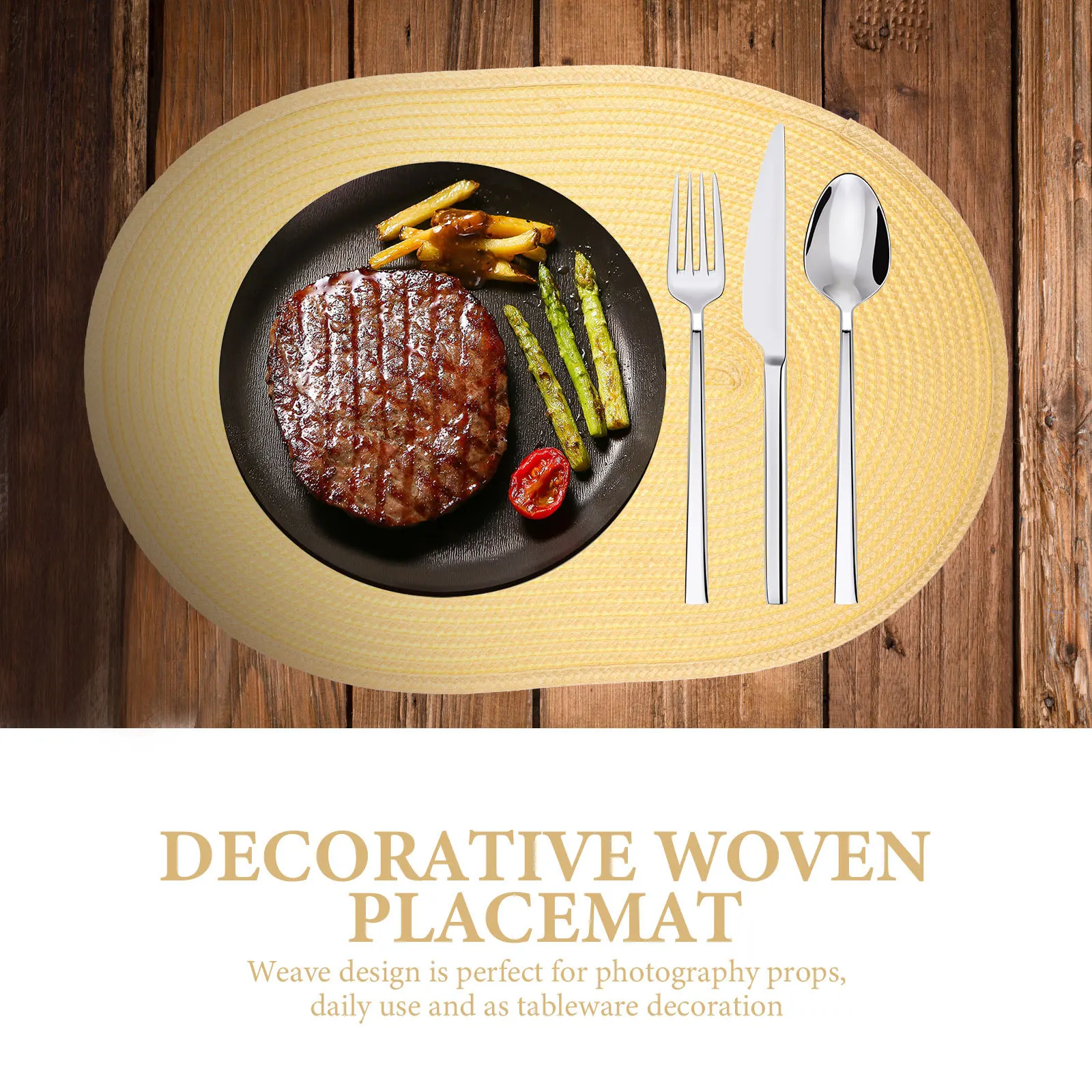 4Pcs Round Placemat Set Anti-Scalding Insulated Pot Cushion Woven Design for Home Restaurant Tableware Decoration Use
4Pcs Round Placemat Set Anti-Scalding Insulated Pot Cushion Woven Design for Home Restaurant Tableware Decoration Use