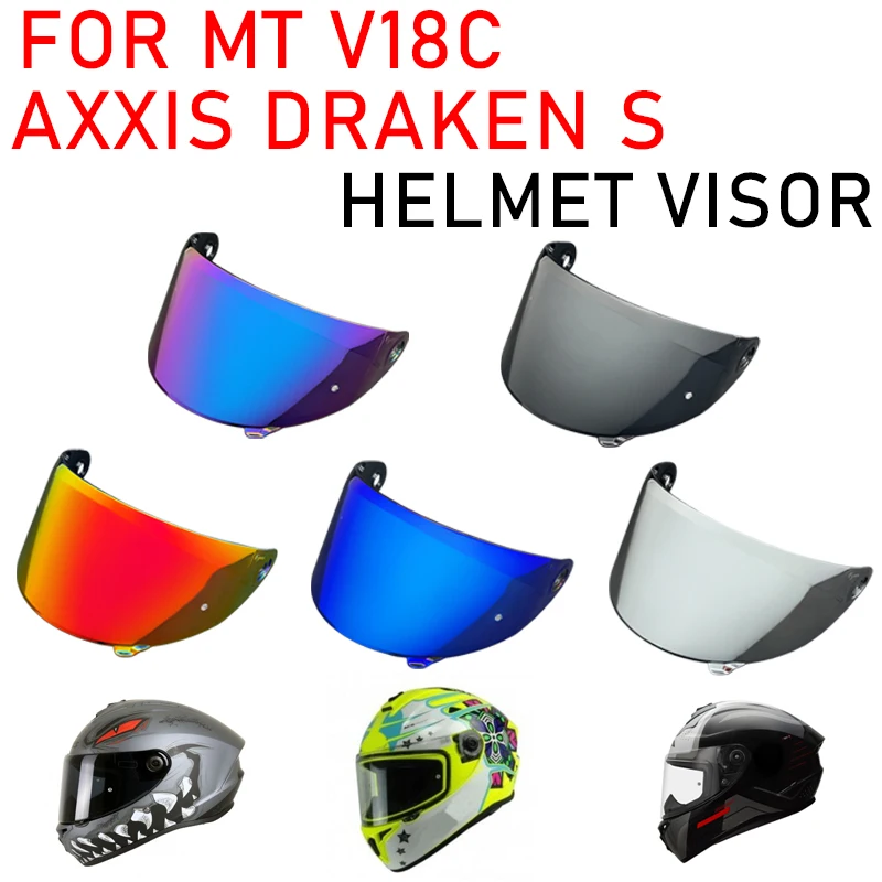V18C helmet visor for DARKEN S AXXIS helmet original accessories MT-V-18C shield
V18C helmet visor for DARKEN S AXXIS helmet original accessories MT-V-18C shield