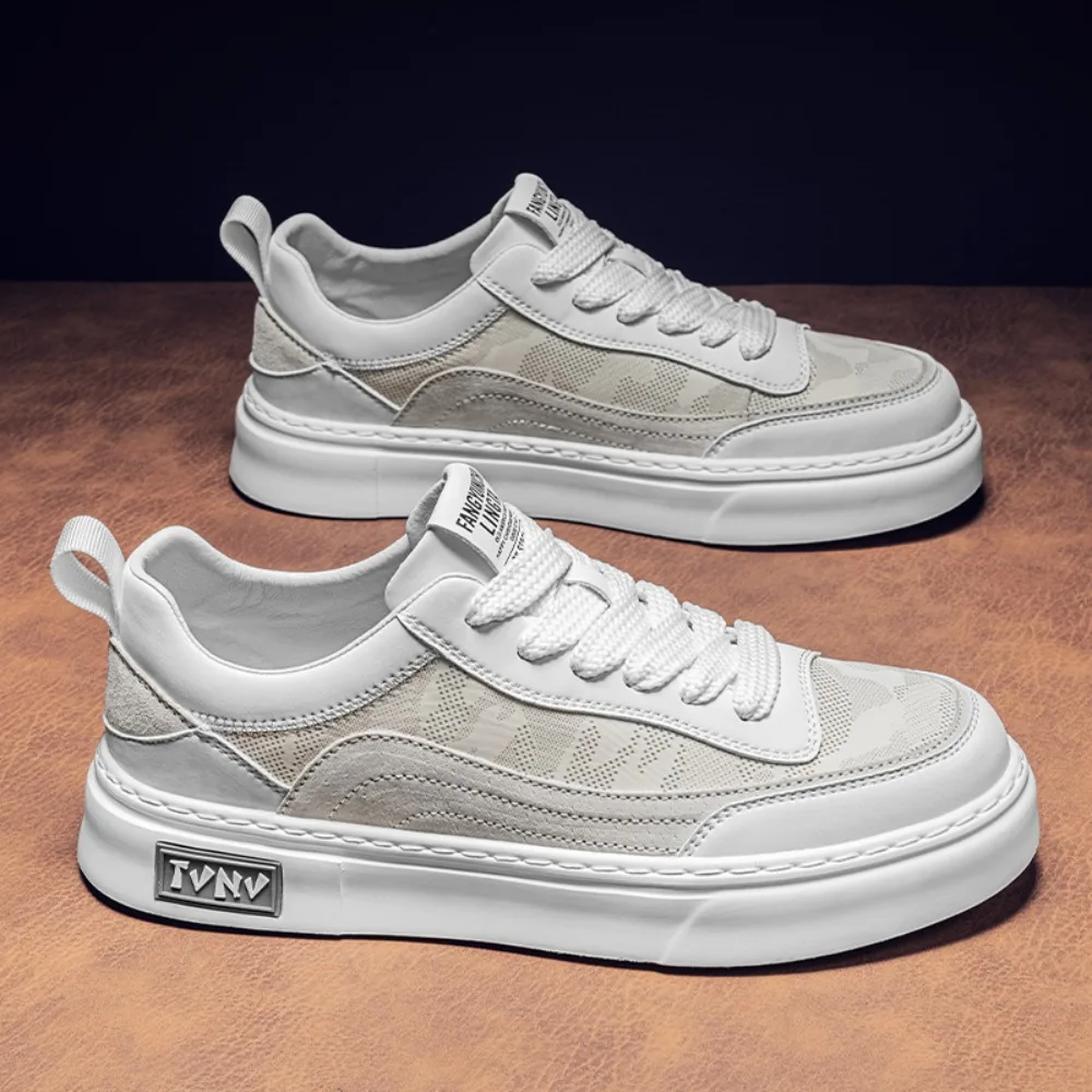 2026 Men's Summer Casual Board Shoes Breathable Mesh Sneakers Low Top Rubber Outsole round Toe Sporty Style
2026 Men's Summer Casual Board Shoes Breathable Mesh Sneakers Low Top Rubber Outsole round Toe Sporty Style
