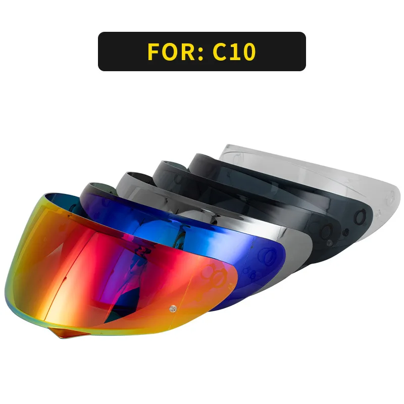 Sunglasses Motorcycle Helmet Visor Lens for HJC C10 Replace Anti-UV Anti-Scratch Dustproof Wind Shield Motorcycle Accessories
Sunglasses Motorcycle Helmet Visor Lens for HJC C10 Replace Anti-UV Anti-Scratch Dustproof Wind Shield Motorcycle Accessories