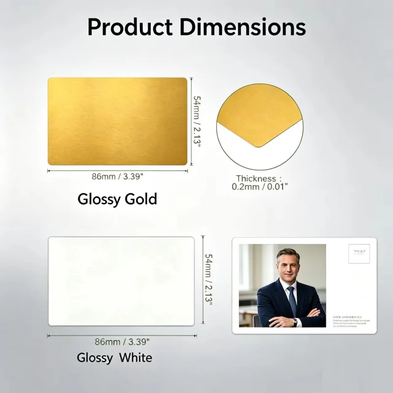 Custom double-sided metal business cards, glossy cards with a good texture, versatile, can be used as information cards or promo
Custom double-sided metal business cards, glossy cards with a good texture, versatile, can be used as information cards or promo
