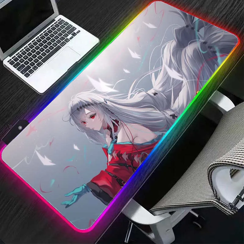 Anime RGB mouse pad gamer big mousepad led lighting keyboard PC laptop color desk mat large gaming accessory pad
Anime RGB mouse pad gamer big mousepad led lighting keyboard PC laptop color desk mat large gaming accessory pad