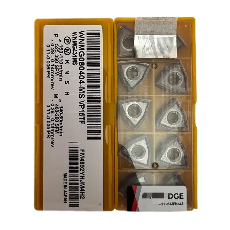 Cutting tool WNMG080404-MS US735/WNMG080404-MS VP15TF/WNMG080408-MS MP735/WNMG080408-MS MP9005/WNMG080408-MS VP15TF
Cutting tool WNMG080404-MS US735/WNMG080404-MS VP15TF/WNMG080408-MS MP735/WNMG080408-MS MP9005/WNMG080408-MS VP15TF