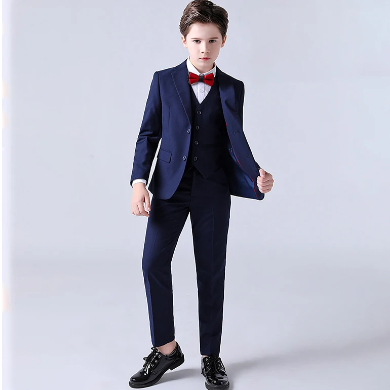 Children's Dress Suit Boy Party Stage Formal Tuxedo Performance Costume Kids Blazer Vest Pants School Event Clothes Suits Set
Children's Dress Suit Boy Party Stage Formal Tuxedo Performance Costume Kids Blazer Vest Pants School Event Clothes Suits Set