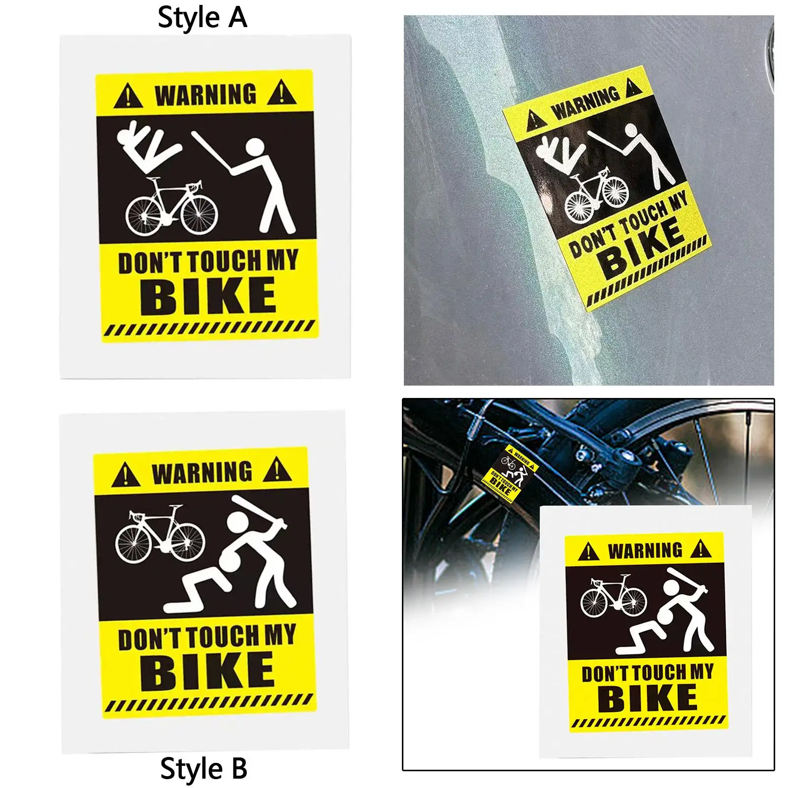 Наклейка Dont Touch My Bike Bike, 3D забавная устойчивая к царапинам светоотражающая предупреждающая наклейка для BMX, аксессуар для горного дорожного велосипеда
Наклейка Dont Touch My Bike Bike, 3D забавная устойчивая к царапинам светоотражающая предупреждающая наклейка для BMX, аксессуар для горного дорожного велосипеда