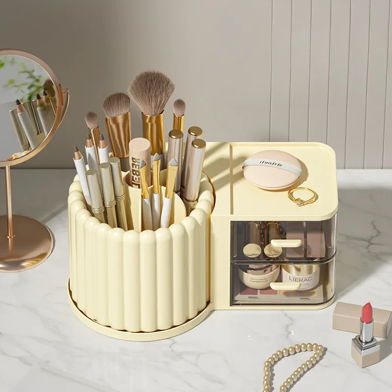 2025 360 Rotating Makeup Desktop Cosmetic Storage Organizer Large Capacity Bathroom Portable Lipstick Makeup Brush Pen Holder
2025 360 Rotating Makeup Desktop Cosmetic Storage Organizer Large Capacity Bathroom Portable Lipstick Makeup Brush Pen Holder