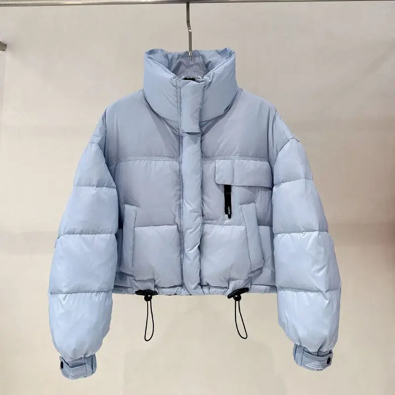 Women's Short Thickened Cotton Jacket Stand Collar Bread Outerwear New Style Fashionable Small Size Trendy Polo Collar
Women's Short Thickened Cotton Jacket Stand Collar Bread Outerwear New Style Fashionable Small Size Trendy Polo Collar