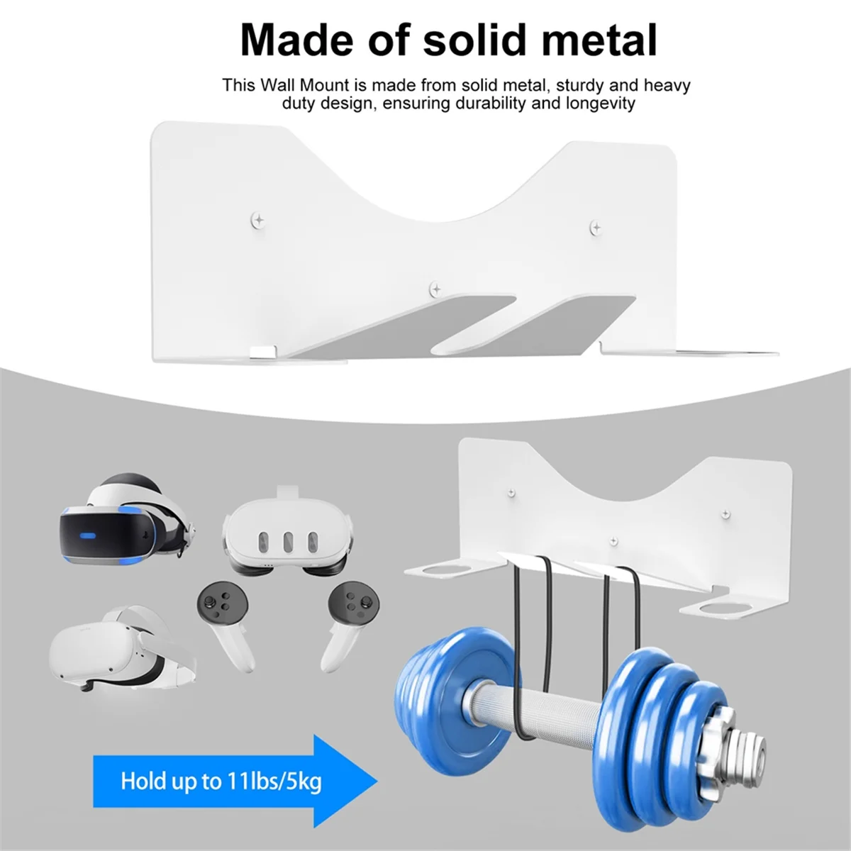 VR Game Console Controller Organizer for Meta Quest3/Meta Quest2 Wall Organizer VR Glasses Grip Hanger-ABRJ
VR Game Console Controller Organizer for Meta Quest3/Meta Quest2 Wall Organizer VR Glasses Grip Hanger-ABRJ
