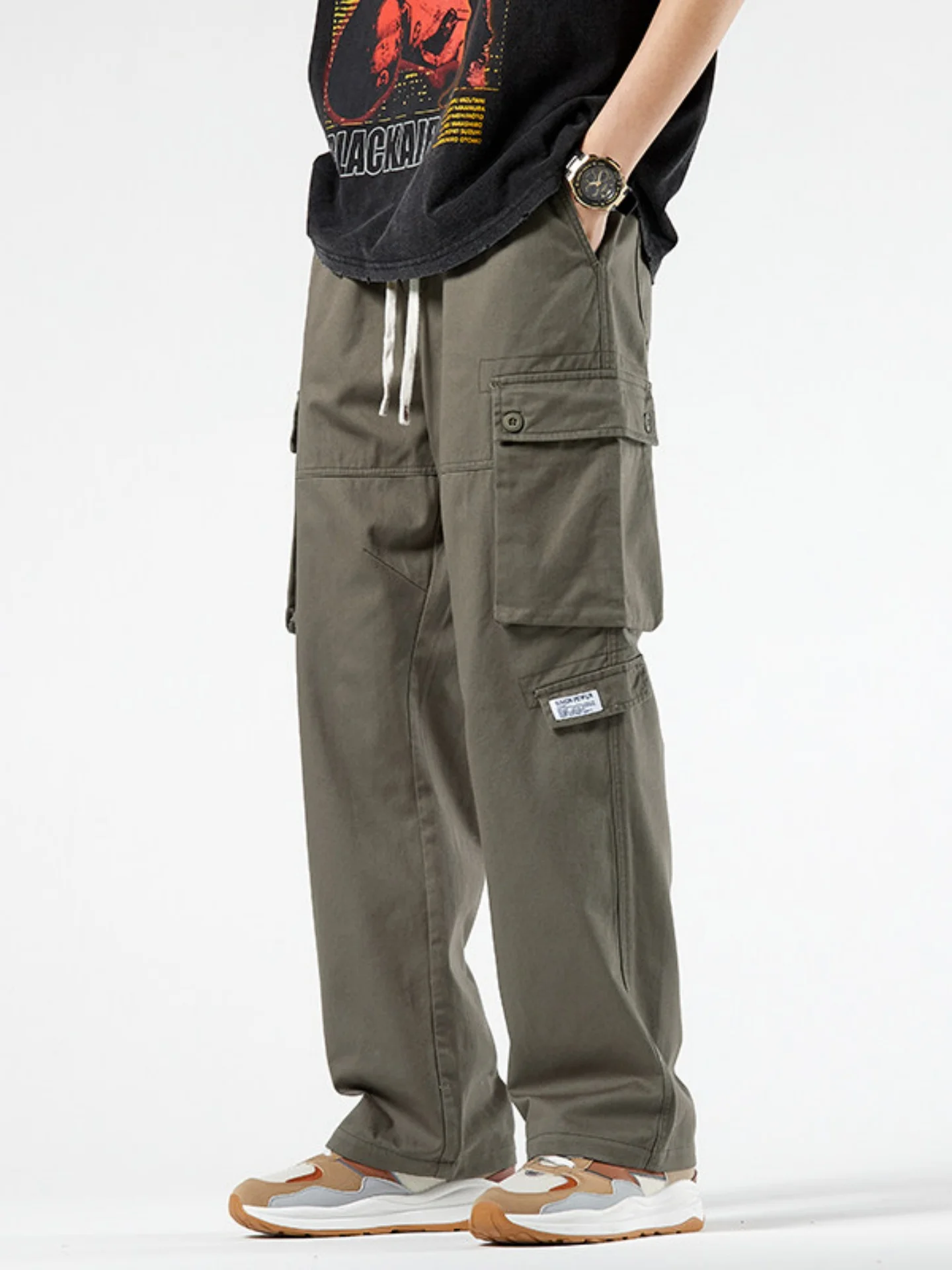 Spring Collection Men's Casual Workwear Pants Loose Fit Straight Leg Breathable Comfortable Youthful Style Fashionable Brand
Spring Collection Men's Casual Workwear Pants Loose Fit Straight Leg Breathable Comfortable Youthful Style Fashionable Brand