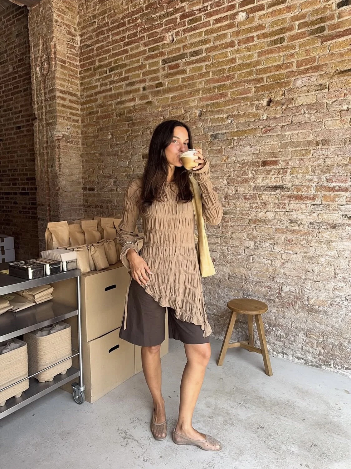 ZHAOLIN Design Sensation Asymmetric Uneven Knitted Top Long Sleeve Pleated Belted Slimming Unique New Style Autumn Women's Fa...
ZHAOLIN Design Sensation Asymmetric Uneven Knitted Top Long Sleeve Pleated Belted Slimming Unique New Style Autumn Women's Fa...