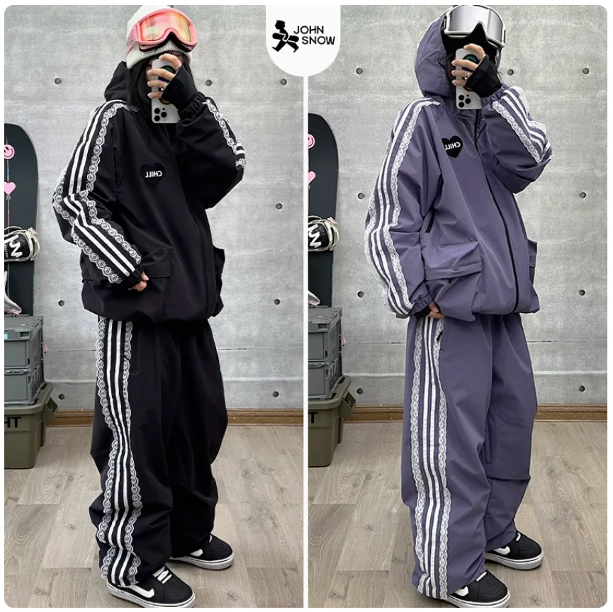 John Snow Fashion Waterproof Ski Suit Warm Breathable Snow Jacket And Pants For Men And Women Outdoor Sports Snowboard Clothing
John Snow Fashion Waterproof Ski Suit Warm Breathable Snow Jacket And Pants For Men And Women Outdoor Sports Snowboard Clothing