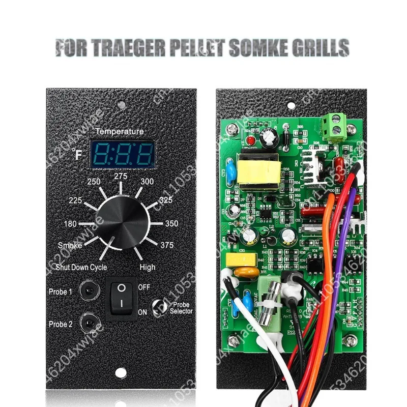 Digital LED Control Board with Probe Ports, Universal Replacement for Pellet Grill Temperature and Smoke Regulation
Digital LED Control Board with Probe Ports, Universal Replacement for Pellet Grill Temperature and Smoke Regulation