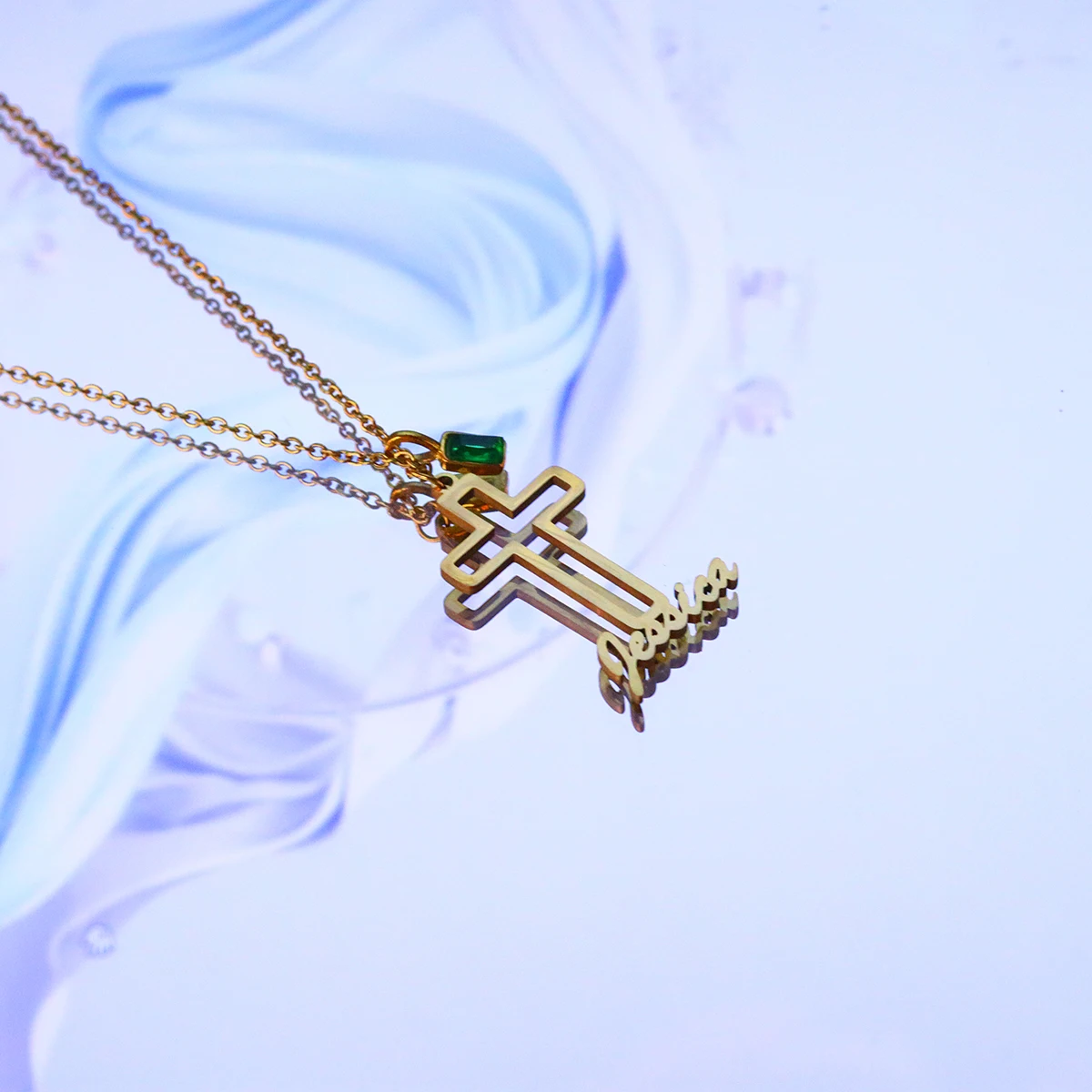 Chandler Custom Name Simple Stainless Steel Cross Pendant Necklaces , Prayer Religious Choker Collar Christian Gift Jewelry
Chandler Custom Name Simple Stainless Steel Cross Pendant Necklaces , Prayer Religious Choker Collar Christian Gift Jewelry