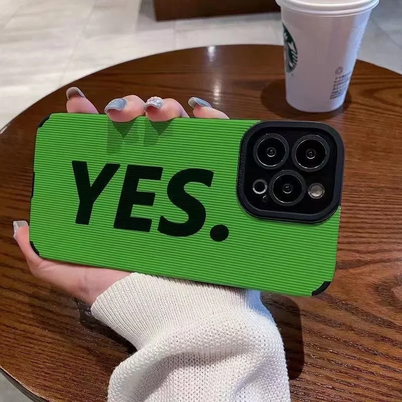 Yes Green Phone Case Cover for IPhone 11 12 13 14 15 16 Pro Max Shockproof Case for IPhone 16 Pro Max 
Yes Green Phone Case Cover for IPhone 11 12 13 14 15 16 Pro Max Shockproof Case for IPhone 16 Pro Max