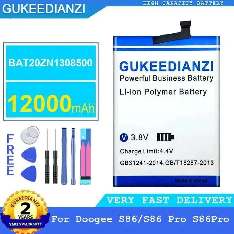 Для Doogee S86 Pro S86pro 12000 мАч BAT20ZN1308500 аккумулятор мобильного телефона большой емкости
Для Doogee S86 Pro S86pro 12000 мАч BAT20ZN1308500 аккумулятор мобильного телефона большой емкости