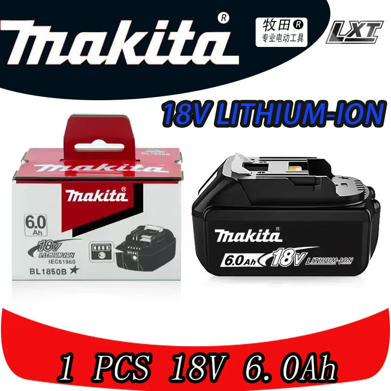 Makita 100% Original 18V 3Ah 3000mah Makita Battery BL1830B BL1850B BL1850 BL1840 BL1860 BL1815 Replacement Lithium Battery
Makita 100% Original 18V 3Ah 3000mah Makita Battery BL1830B BL1850B BL1850 BL1840 BL1860 BL1815 Replacement Lithium Battery