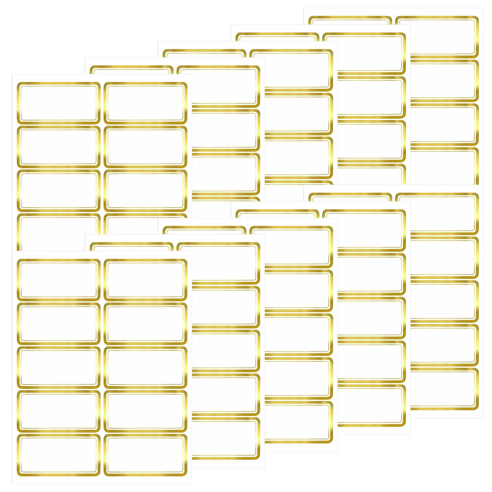 20Pcs Gold Border Blank Name Tag Stickers Adhesive Printable Writing Labels for School Office Home Party Teacher Kids Classroom
20Pcs Gold Border Blank Name Tag Stickers Adhesive Printable Writing Labels for School Office Home Party Teacher Kids Classroom