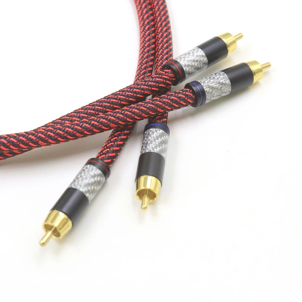 HiFi пара углеродного волокна позолоченный кабель 2RCA 6N OFHC аудиокабель двойной RCA сигнальная линия Rca кабель для XLO HTP1
HiFi пара углеродного волокна позолоченный кабель 2RCA 6N OFHC аудиокабель двойной RCA сигнальная линия Rca кабель для XLO HTP1