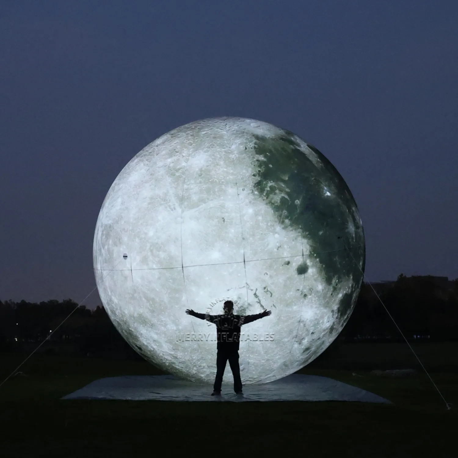 Giant Inflatable Moon Ball Advertisement LED Moon Balloon Model Giant LED Inflatable Planet Party Decoration
Giant Inflatable Moon Ball Advertisement LED Moon Balloon Model Giant LED Inflatable Planet Party Decoration