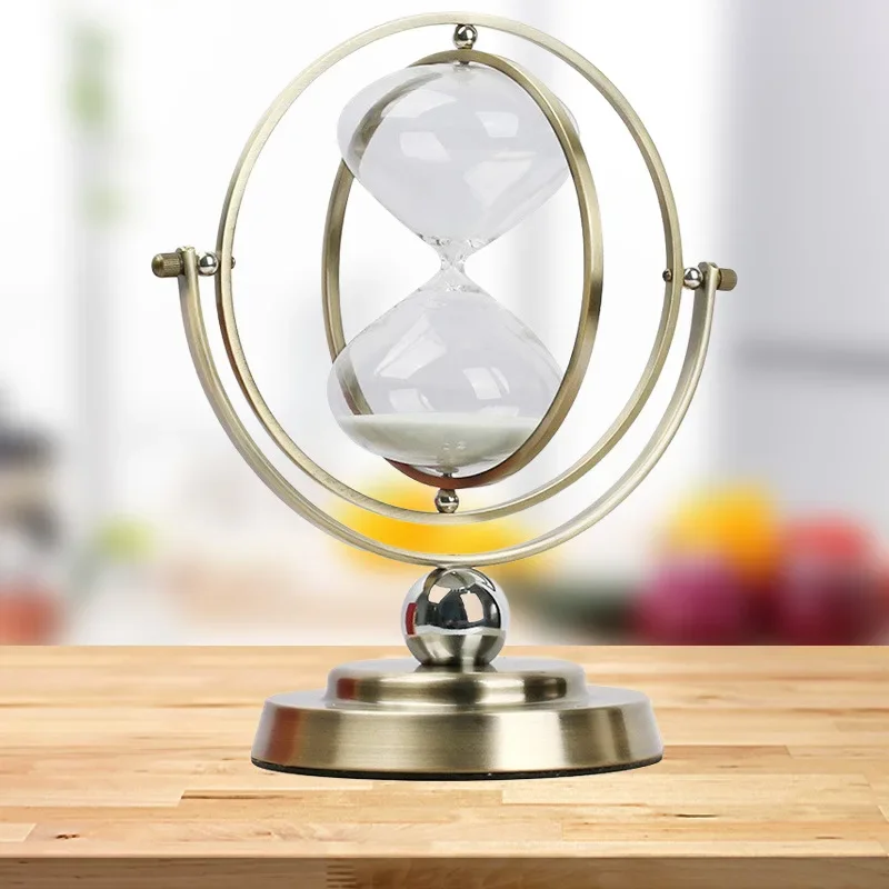 Hourglass Globe Time Hourglass Timer Creative Metal Ornaments Birthday Gift European Living Room Decoration Hourglass Gift
Hourglass Globe Time Hourglass Timer Creative Metal Ornaments Birthday Gift European Living Room Decoration Hourglass Gift