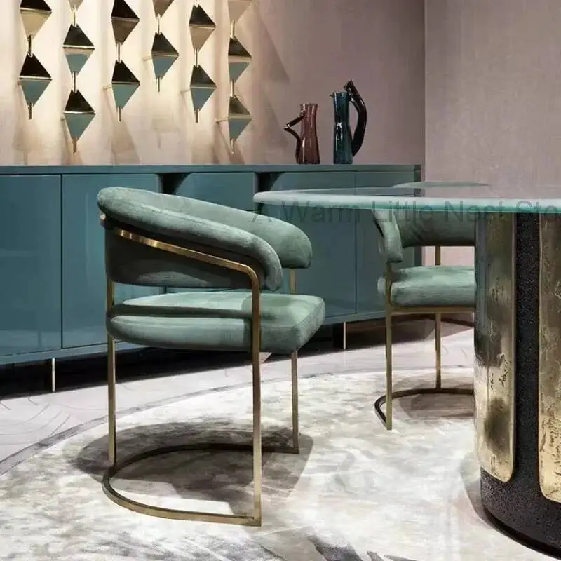 Free Dining Chair Designer Shipping Modern Cushion Lounge Indoor Chairs Minimalist Balcony Sillas De Comedor Luxury Furniture
Free Dining Chair Designer Shipping Modern Cushion Lounge Indoor Chairs Minimalist Balcony Sillas De Comedor Luxury Furniture