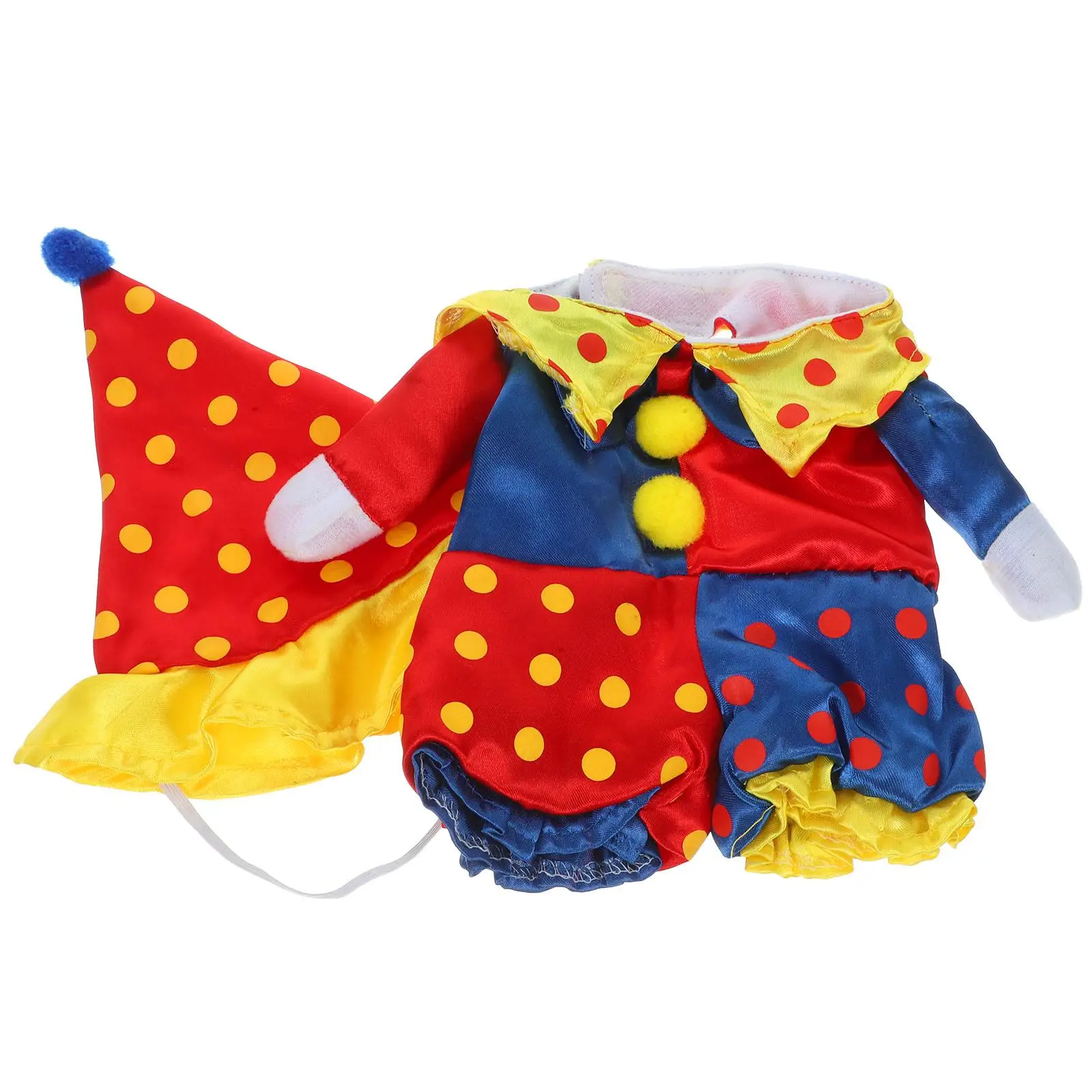 Clown Style Dog Clothes Warm Coat Puppy Transformed Outfit Hat Costumes Pet Apparel Small Dogs Halloween New Year Dog Supplies
Clown Style Dog Clothes Warm Coat Puppy Transformed Outfit Hat Costumes Pet Apparel Small Dogs Halloween New Year Dog Supplies