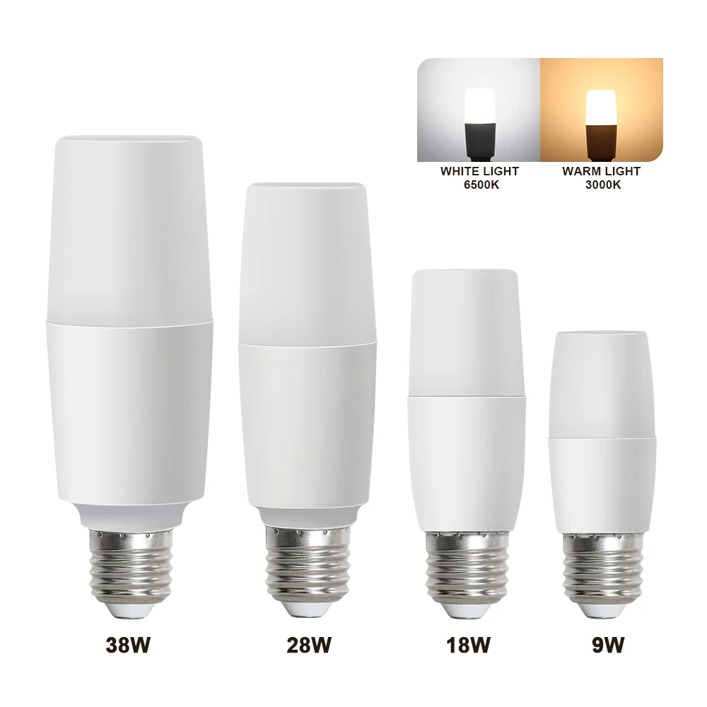 LED Bulb AC 220V E27 LED Lamp 9W 18W 28W 38W Energy Saving Lamps Home Derection Living Room Lampada LED Light Spotlight Lighting
LED Bulb AC 220V E27 LED Lamp 9W 18W 28W 38W Energy Saving Lamps Home Derection Living Room Lampada LED Light Spotlight Lighting