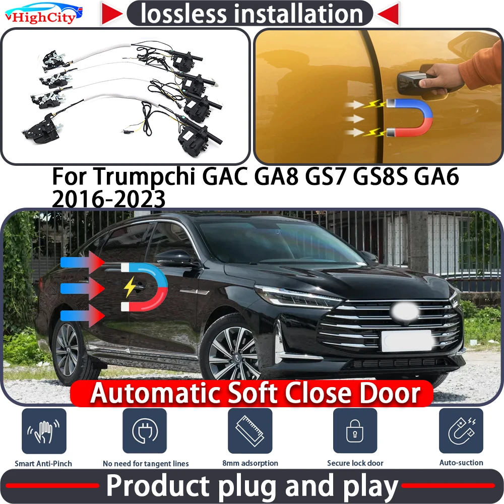 HighCity Electric Closing Door Lock Actuator for Trumpchi GAC GA8 GS7 GS8S GA6 2016-2023 Soft Close Power Latch System Auto
HighCity Electric Closing Door Lock Actuator for Trumpchi GAC GA8 GS7 GS8S GA6 2016-2023 Soft Close Power Latch System Auto