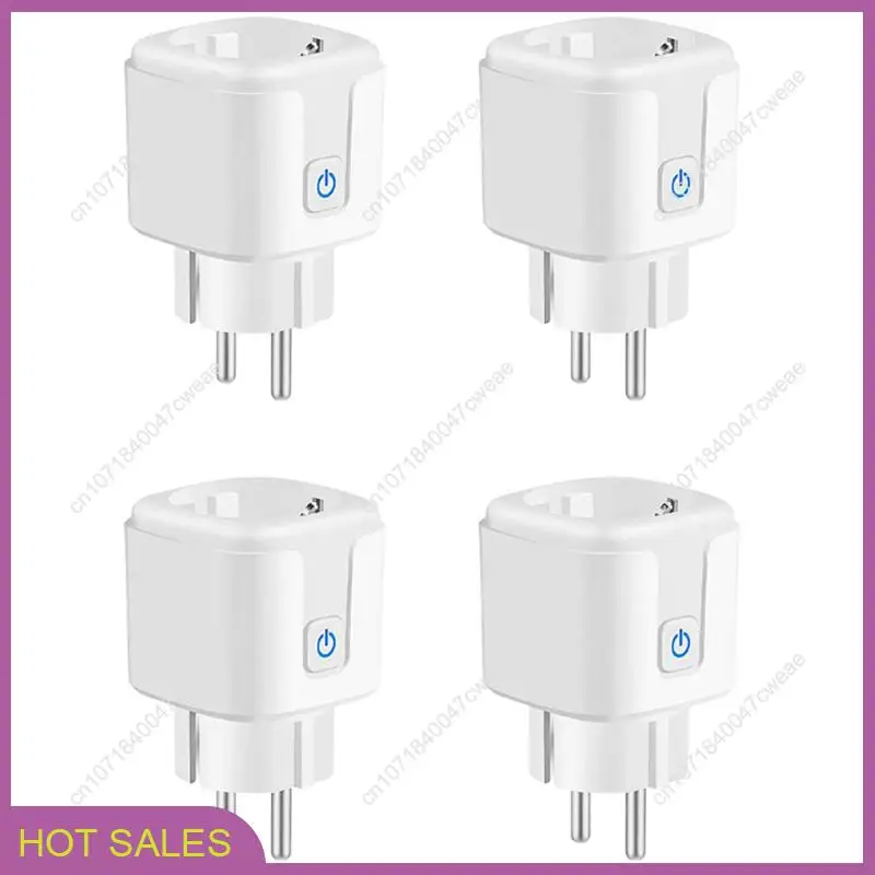 4X Tuya Smart Wifi Plug EU 20A Smart Socket With Power Monitering Energy Saving Timing Remote Control Smart Life EU Plug-A98U
4X Tuya Smart Wifi Plug EU 20A Smart Socket With Power Monitering Energy Saving Timing Remote Control Smart Life EU Plug-A98U
