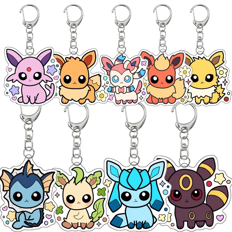 Kawaii милая фигурка аниме акриловый брелок Flareon Glaceon Umbreon Eevee Espeon Glaceon мультяшный кулон брелок ювелирные изделия подарок игрушки
Kawaii милая фигурка аниме акриловый брелок Flareon Glaceon Umbreon Eevee Espeon Glaceon мультяшный кулон брелок ювелирные изделия подарок игрушки