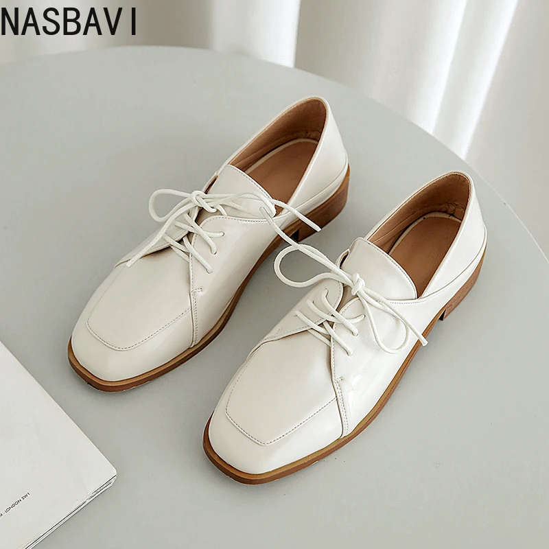 NASBAVI Luxury Women Pumps Square Toe Flats Chunky Heels 2cm Lace Up Plus Size 43 Leisure Daily Female Shoes British Style 35 37
NASBAVI Luxury Women Pumps Square Toe Flats Chunky Heels 2cm Lace Up Plus Size 43 Leisure Daily Female Shoes British Style 35 37