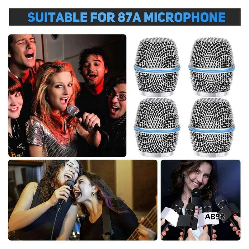 8PCS Microphone Windscreen Heads, Microphone Ball Head Mesh Grill Vocal Microphone Replacement Grille For Shure Beta87a
8PCS Microphone Windscreen Heads, Microphone Ball Head Mesh Grill Vocal Microphone Replacement Grille For Shure Beta87a