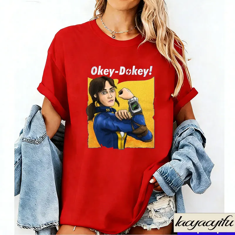 Okey Dokey T-Shirt Shirts for Women Vintage Clothes Harajuku TV Drama Fans Graphic T Shirts Y2k Top Cotton Tees 2026 New Shirts
Okey Dokey T-Shirt Shirts for Women Vintage Clothes Harajuku TV Drama Fans Graphic T Shirts Y2k Top Cotton Tees 2026 New Shirts