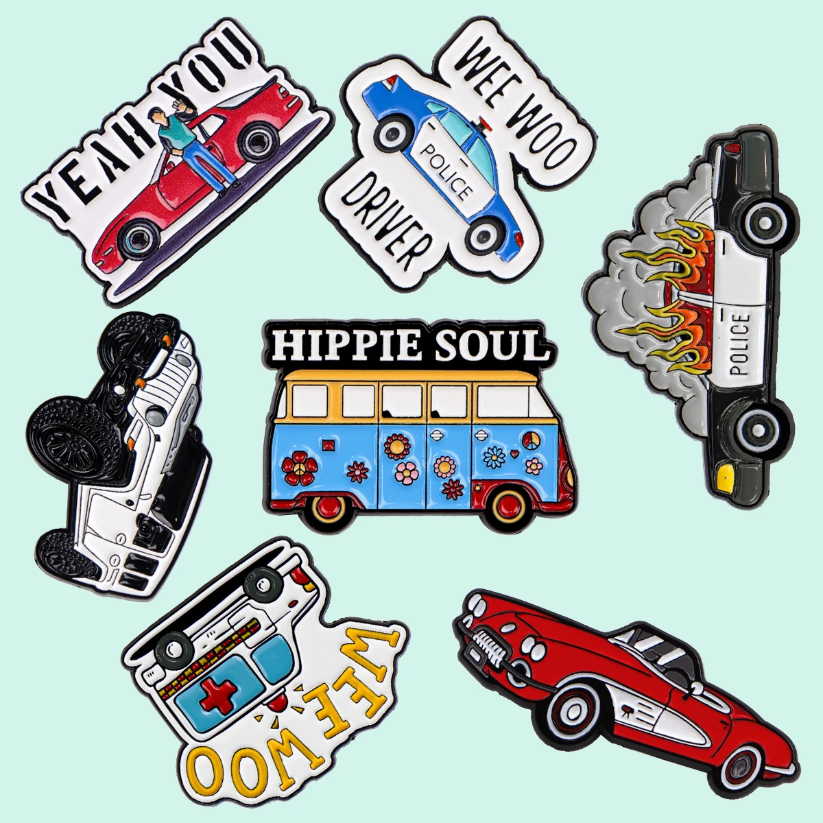 Mix 7pcs/set Car Series Enamel Pins Jeep Metal Brooch Backpack Hat Bag Collar Lapel Badges Fashion Jewelry Collection Gifts
Mix 7pcs/set Car Series Enamel Pins Jeep Metal Brooch Backpack Hat Bag Collar Lapel Badges Fashion Jewelry Collection Gifts