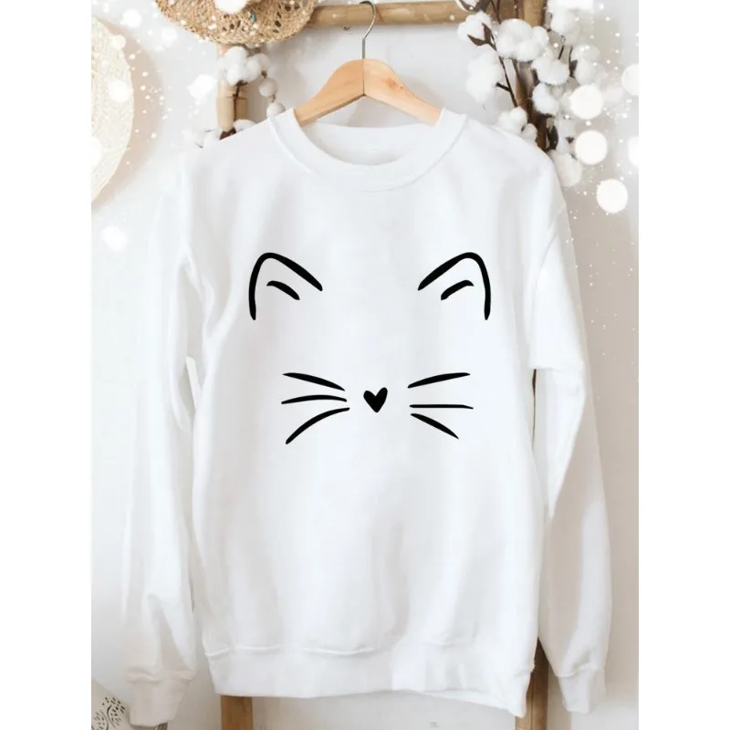 Женская облегающая толстовка с модным принтом кота, белая толстовка с капюшоном, уличная женская толстовка, зимняя одежда для женщин
Женская облегающая толстовка с модным принтом кота, белая толстовка с капюшоном, уличная женская толстовка, зимняя одежда для женщин