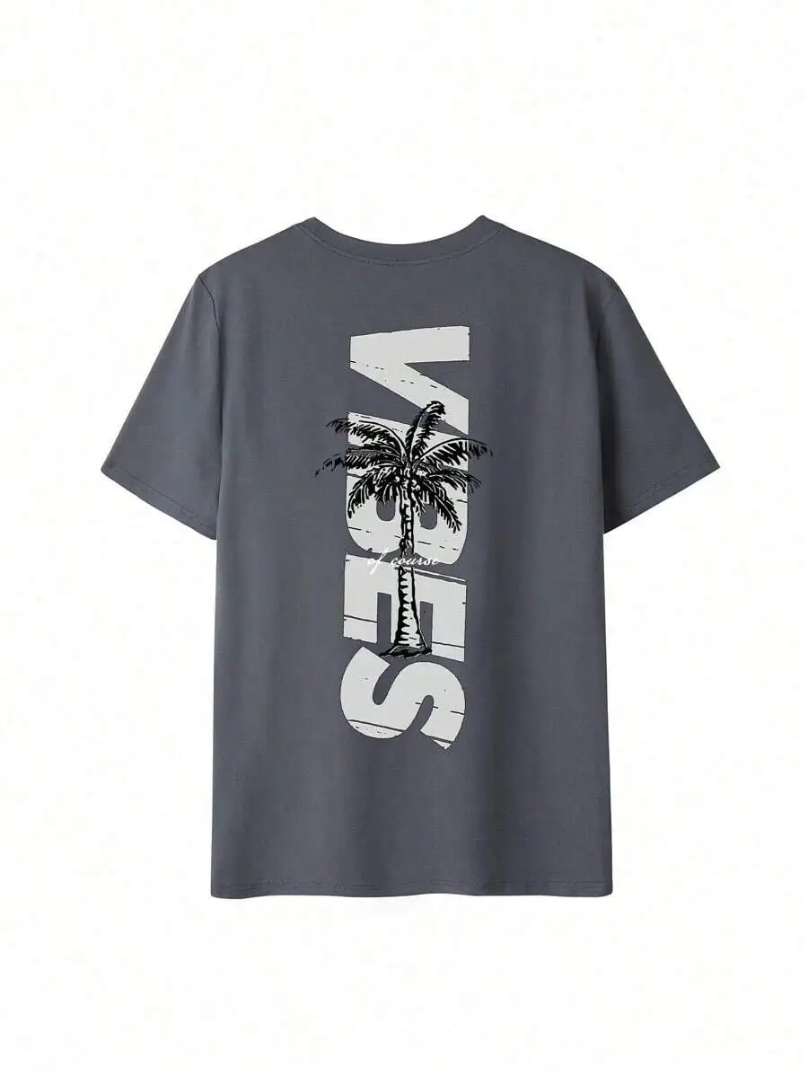 Plus Size Women Minimalist Palm Tree Slogan Print Casual Round Neck Short Sleeve T-Shirt
Plus Size Women Minimalist Palm Tree Slogan Print Casual Round Neck Short Sleeve T-Shirt