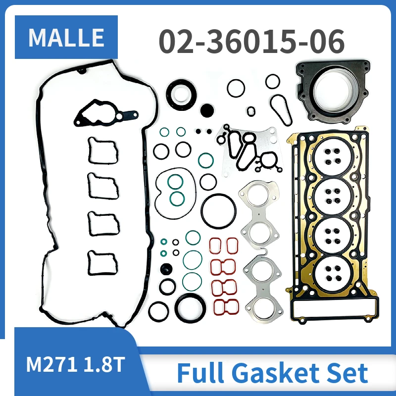 Engine M271 1.8T Overhaul Cylinder Gasket Repair Kit For Mercedes-Benz W203 W204 W211 S211 A209 C209 E200 02-36015-06 2710140104
Engine M271 1.8T Overhaul Cylinder Gasket Repair Kit For Mercedes-Benz W203 W204 W211 S211 A209 C209 E200 02-36015-06 2710140104