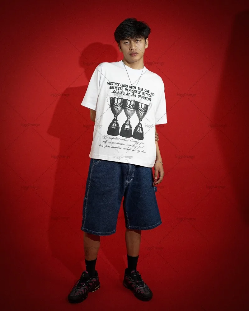 Casual Harajuku Letter Print Vintage Oversized Cotton Round Neck T-shirt Men Y2K Summer Hip-hop Rock Loose Top Women Streetwear
Casual Harajuku Letter Print Vintage Oversized Cotton Round Neck T-shirt Men Y2K Summer Hip-hop Rock Loose Top Women Streetwear